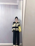 晴碧琳孕婦褲子春秋款外穿闊腿褲無(wú)托腹不勒肚秋季大碼胖mm糯米褲200斤 孕婦糯米褲-黑色大碼（110-130斤） 曬單實(shí)拍圖