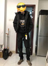 籬人歸潮牌冬季復古加厚工裝羽絨服男士戶(hù)外新款保暖外套痞帥休閑男裝 黑色 XL 曬單實(shí)拍圖