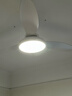 美的（Midea）風(fēng)扇燈餐廳吊扇燈led臥室48寸開(kāi)葉扇三葉扇熟睡風(fēng)包安裝 曬單實(shí)拍圖