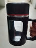 新款玻璃杯商務(wù)防爆把手大容量手柄辦公室泡茶水杯防摔男女杯子 活動商務(wù)黑【兩款隨機發(fā)】 500ml 曬單實拍圖