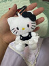 時(shí)島赫本風(fēng)HelloKitty掛件玩偶毛絨書包包掛件鑰匙扣可愛高顏值ins 【赫本風(fēng)KT-愛心扣】 高8cm 曬單實(shí)拍圖