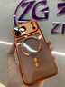 艾德加（Eddga）適用iphone17pro手機殼標準版超薄透明磁吸帶鏡頭膜相機按鍵硅膠保護套純色高級感男女款橙色外殼 蘋(píng)果17pro 愛(ài)瑪橙-磁吸超薄透明-鋼化膜 曬單實(shí)拍圖