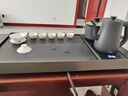 金灶（KAMJOVE）茶臺燒水壺一體式石藝茶盤(pán) 家用全自動(dòng)泡茶功夫茶具套裝 L-910B 搭配R9、陶瓷茶具、茶水桶 曬單實(shí)拍圖