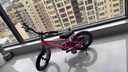 優(yōu)貝（RoyalBaby）易騎兒童自行車(chē)EZ表演車(chē)男女滑步車(chē)腳踏車(chē)二合一5-9歲18寸 樹(shù)莓粉 曬單實(shí)拍圖