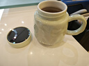 茶沿茶沿陶瓷馬克杯高顏值可愛(ài)帶蓋喝水杯子咖啡杯牛奶杯情侶對杯 曬單實(shí)拍圖