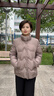 雪中飛羽絨服女2025冬季短款翻領(lǐng)冬裝90絨保暖外套媽媽裝卡其色XL 曬單實(shí)拍圖