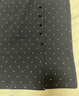 Olrain歐芮兒2025春季新款法式復古波點(diǎn)開(kāi)叉紐扣高腰中長(cháng)半身裙女 波點(diǎn)黑 S 155/64A/S 曬單實(shí)拍圖