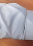 羅蒙（ROMON）【桑蠶絲免燙】長袖襯衫男士白襯衫修身襯衣商務職業(yè)男裝白色42 曬單實拍圖