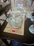 益茶福全自動(dòng)上水電熱水壺底部上水嵌入式茶臺(tái)功夫茶燒水壺飲水燒水一體機(jī)抽水玻璃煮茶壺保溫泡茶壺 SQ-008金色玻璃套裝 1L 曬單實(shí)拍圖