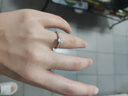 鉆途人工培育鉆石一克拉鉆戒VVS2求婚戒指微鑲小鉆結(jié)婚生日情人節(jié)禮物 50分培育鉆戒/D級/3EX/VVS2 閉口(13號) 曬單實(shí)拍圖