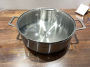 Momscook 不銹鋼火鍋 304火鍋鍋 雙耳復底 燃氣電磁爐通用 30x10.5cm火鍋 （XR3010） 30cm 曬單實(shí)拍圖