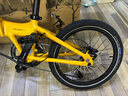 大行（DAHON）自行車(chē)20英寸20速超輕鋁合金碟剎成人單車(chē)KBA005 黃色BA款油碟 曬單實(shí)拍圖