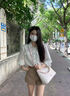 Kappa卡帕新款大容量托特包女包單肩斜挎通勤包HOBO腋下水桶包七夕禮物 桃氣奶芙粉【可放12寸ipad】 曬單實(shí)拍圖