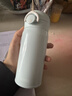 膳魔師（THERMOS）不銹鋼保溫杯大容量男女士?jì)和銛y水杯生日禮物團購定制JNR baby藍 350ml 曬單實(shí)拍圖