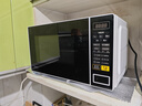 美的（Midea）微波爐家用小型20升轉盤(pán)加熱 智能菜單 一鍵解凍 殺菌電子除味 薄膜按鍵（M1-L213C） 曬單實(shí)拍圖