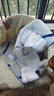 babycare嬰兒天絲苧麻涼席寶寶透氣涼墊幼兒園抗菌涼席鯨魚(yú)樂(lè)車65*120CM 曬單實(shí)拍圖