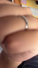 中國黃金莫比烏斯情侶戒指男女足銀對戒素圈七夕情人節(jié)禮物送女友老婆生日 莫比環(huán)情侶對戒【京速達】 曬單實拍圖