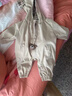 G.DUCKKIDS童裝嬰兒連體衣春秋新生兒衣服寶寶春裝小熊爬爬服外套12幼兒哈衣 咖色 80cm 建議6-9個月14-20斤cm 曬單實拍圖