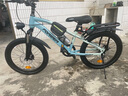 永久兒童自行車兒童山地自行車兒童18寸以上兒童單車兒童 車燈版|標(biāo)配綠|單速+輻條輪+后座 20寸【適合身高130-160cm】 曬單實拍圖