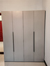 奧伯豪實(shí)木衣柜臥室家用大衣柜出租房現代簡(jiǎn)約衣櫥四門(mén)衣柜帶書(shū)桌組合 1.6米【四門(mén)】主柜 曬單實(shí)拍圖
