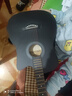 維卡斯（WEIKASI）民謠吉他初學(xué)者木吉他單板新手入門(mén)練習琴guitar吉它學(xué)生男女樂(lè )器 38英寸純黑色+禮包【初學(xué)推薦】 曬單實(shí)拍圖