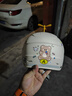 永久3C兒童頭盔電動(dòng)車(chē)全盔3-12歲半盔6-12歲安全帽 3-6歲四季夏季防曬電瓶車(chē)105卡其色【高清長(cháng)鏡】 曬單實(shí)拍圖
