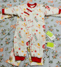 婧麒（JOYNCLEON）嬰兒拜年服新年秋冬保暖女寶寶衣服中式過(guò)年喜慶寶寶連體衣服 事事如意【三層加厚120g棉】 90cm 曬單實(shí)拍圖