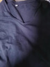 優(yōu)衣庫女裝竹節紗V領(lǐng)T恤/短袖棉白T上衣打底內搭春夏新款483576 00 白色 M /160/84A 曬單實(shí)拍圖