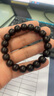 穆百年印度小葉紫檀手串 男女款老料金星高油高密桶珠文玩手鏈約10*11mm 曬單實(shí)拍圖