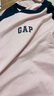 GAP男女裝2025春季新款純棉印花logo撞色插肩袖短袖T恤上衣725618 粉色 S (165/88A) 亞洲尺碼 曬單實拍圖