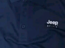 JEEP SPIRIT短袖t恤男透氣夏季翻領(lǐng)polo衫男速干冰絲休閑運動(dòng)上衣 灰色2XL 曬單實(shí)拍圖