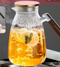 憶壺茶玻璃冷水壺加厚耐高溫家用大容量白開(kāi)水杯加厚高硼硅果汁涼水壺 曬單實(shí)拍圖