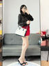 CharisKitty包包女款2025年手提包女真皮單肩包媽媽通勤斜挎包七夕情人節禮物 米白色 曬單實(shí)拍圖