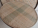 竹編竹匾無(wú)孔竹篩子有孔竹篩圓簸箕竹編簸箕竹制品 細孔60厘米(孔3mm) 曬單實(shí)拍圖
