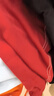 FILA FUSION斐樂(lè )潮牌女子連帽衛衣冬季新款時(shí)尚休閑針織上衣 酒奶紅-WI S 曬單實(shí)拍圖