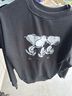 森馬（Semir）毛衣女提花衣服趣味潮流2024冬季圓領(lǐng)正肩毛衫甜酷風(fēng)109724107008 曬單實(shí)拍圖