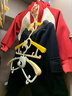 巴厘小豬兒童新年服套裝冬季加絨加厚保暖寶寶分體衣服女童兩件套男童冬裝 嫣紅 嫣紅 90 cm 曬單實(shí)拍圖