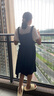 背帶裙女童套裝夏季2025新款兒童洋氣可愛(ài)中大童初中生黑色連衣裙 黑色 170 曬單實(shí)拍圖