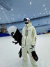 ISEEMIGGA寒武紀滑雪套裝男女新款加P棉保暖防寒上衣專(zhuān)業(yè)防水雪褲冬滑雪服 米色套裝 M 曬單實(shí)拍圖