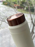 陶瓷內(nèi)膽保溫杯純鈦茶隔高檔輕奢茶水分離泡茶水杯子商務(wù)送禮定制 英倫白400ml禮盒裝 曬單實(shí)拍圖
