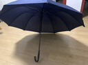 天堂 加大雨傘長(cháng)柄 半自動(dòng)超大10骨加固商務(wù)傘  夜空藍  曬單實(shí)拍圖