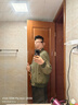 馬登工裝美式空中MA1飛行員夾克軍事風(fēng)短款外套復(fù)古棒球服男潮秋上衣 綠色 L 曬單實(shí)拍圖