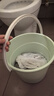 CHAHUA茶花洗臉盆30cm+水桶31m塑料盆子泡腳桶洗腳盆 曬單實(shí)拍圖