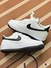 耐克空軍一號男子輕便平底運動鞋冬板鞋NIKE AIR FORCE 1 FQ4296 101白/黑/白 41 曬單實拍圖