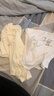 拉比（Labi Baby）童裝兒童內(nèi)衣套裝男女寶寶25四季抑菌家居服內(nèi)衣2套裝分體打底 肩開（2套裝） 100 曬單實(shí)拍圖
