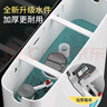 沐唯（muvi）馬桶水箱沖便器廁所蹲便器抽水箱一體通用衛(wèi)生間蹲坑大沖力水箱 曬單實(shí)拍圖