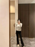 棉致美式連帽修身顯瘦開衫衛(wèi)衣女春秋季2025新款小個子高級感上衣外套 9001白灰色【常規(guī)高品質(zhì)28】 L 100-120斤 曬單實拍圖