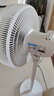 美的（Midea）電風(fēng)扇 家用七葉立式落地扇宿舍臥室輕音節(jié)能搖頭桌面小風(fēng)扇大風(fēng)力空氣循環(huán)風(fēng)扇 SAF30AC  曬單實(shí)拍圖