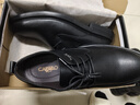 卡帝樂(lè )鱷魚(yú)（CARTELO）軟牛皮冬季男士商務(wù)正裝皮鞋加絨青年內增高新郎結婚真皮休閑男鞋 黑色 46 曬單實(shí)拍圖