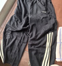 阿迪達斯 （adidas）女子棉質(zhì)親膚舒適百搭寬松運動(dòng)褲毛圈布黑色香蕉褲 KA2589 XL碼 曬單實(shí)拍圖